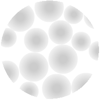 Microspheres — bubbles of large organic molecules, not cells.