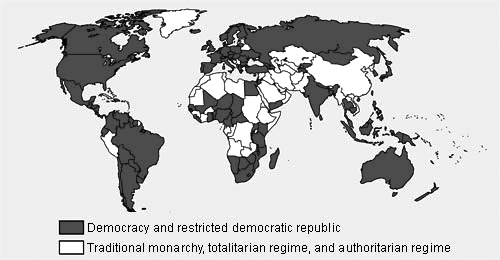 Government classifications on the historical course map.
